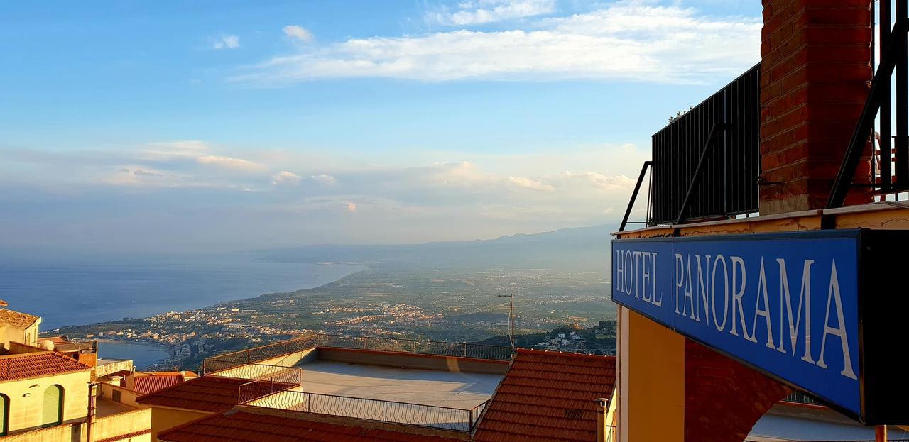 Hotel Panorama Di Sicilia Castelmola Exterior foto